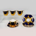 8pc Aynsley China Teacups and Saucers