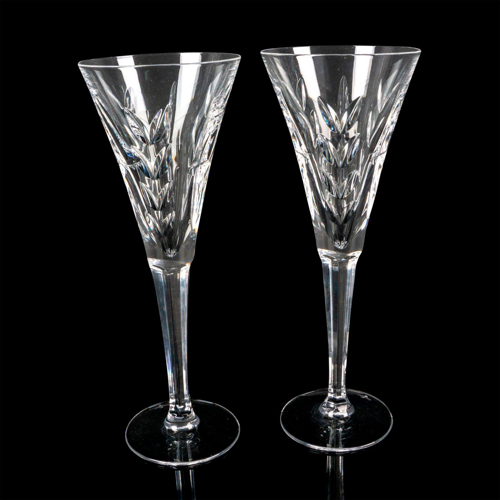 Pair of Waterford Crystal Toasting Glasses Americas Heritage