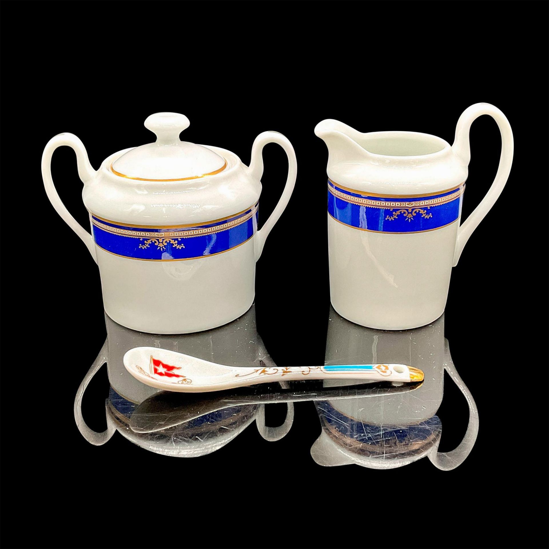 6pc Tea Serving Set, Queen Mary and Titanic Replicas - Image 14 of 16