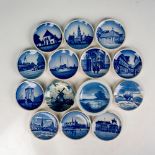 14pc European Porcelain Plaquettes