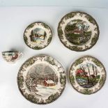 5pc Johnson Bros The Friendly Village Luncheon Tea Set