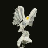 Swarovski Silver Crystal Figurine, Bald Eagle 248003