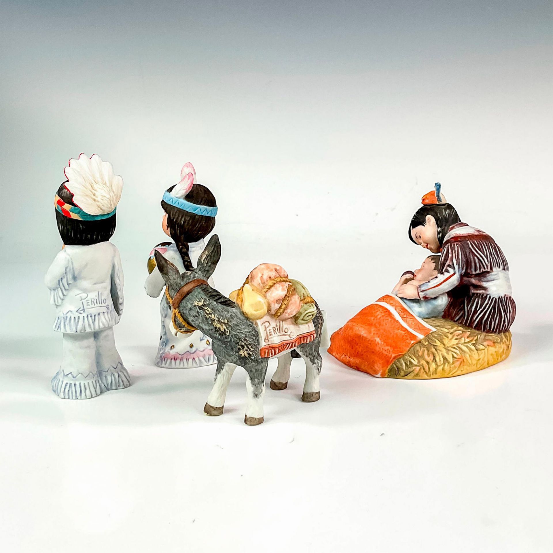 16pc Set of Artaffects Native American Figurines - Bild 7 aus 7