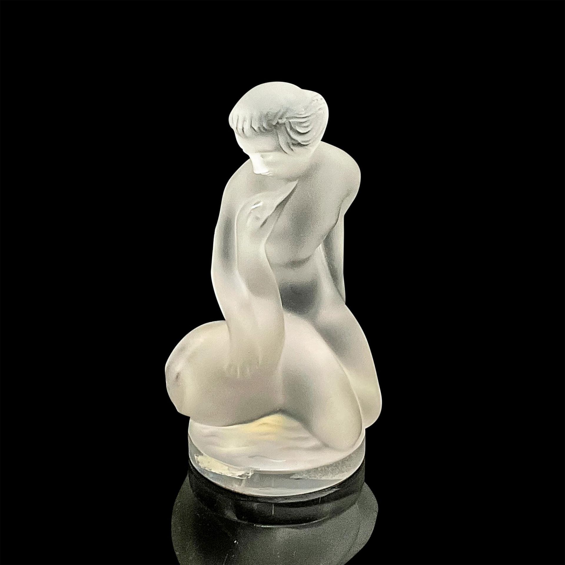 Lalique Crystal Figurine, Leda And The Swan