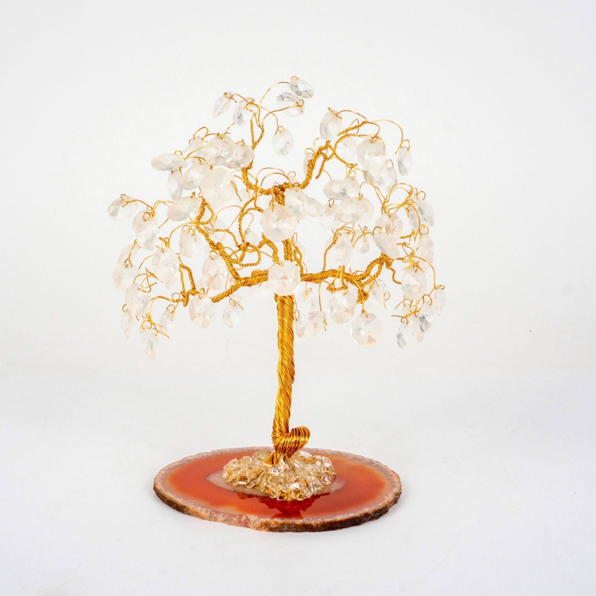 Vintage Weeping Willow Wire Tree Sculpture - Image 2 of 4