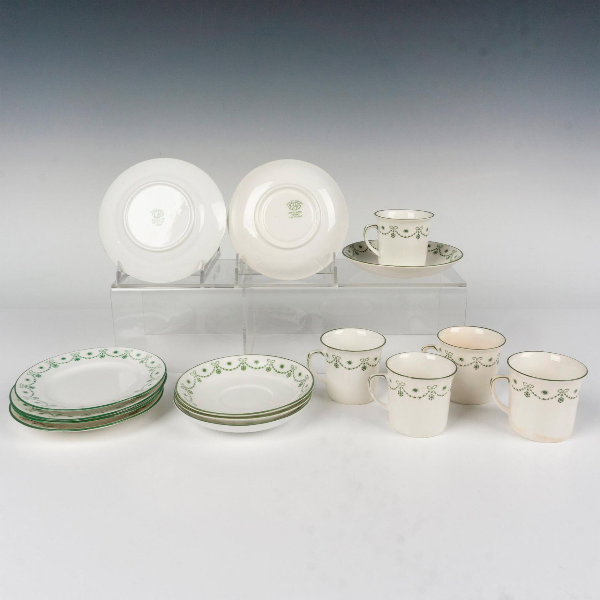 15pc Foley EB & Co. China Trio Tea Sets - Image 3 of 4