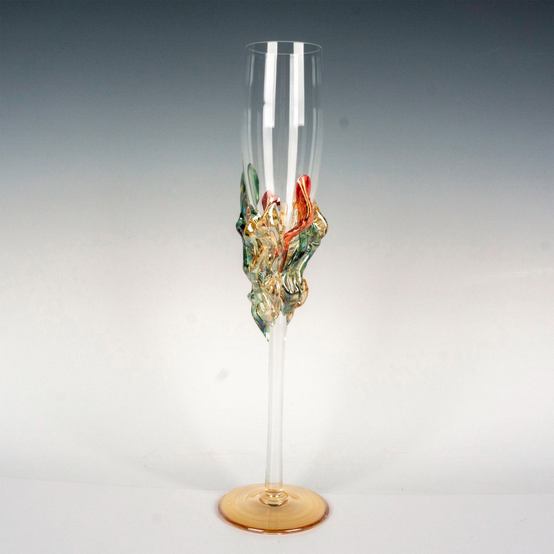 Jon Art Glass Toasting Champagne Flute