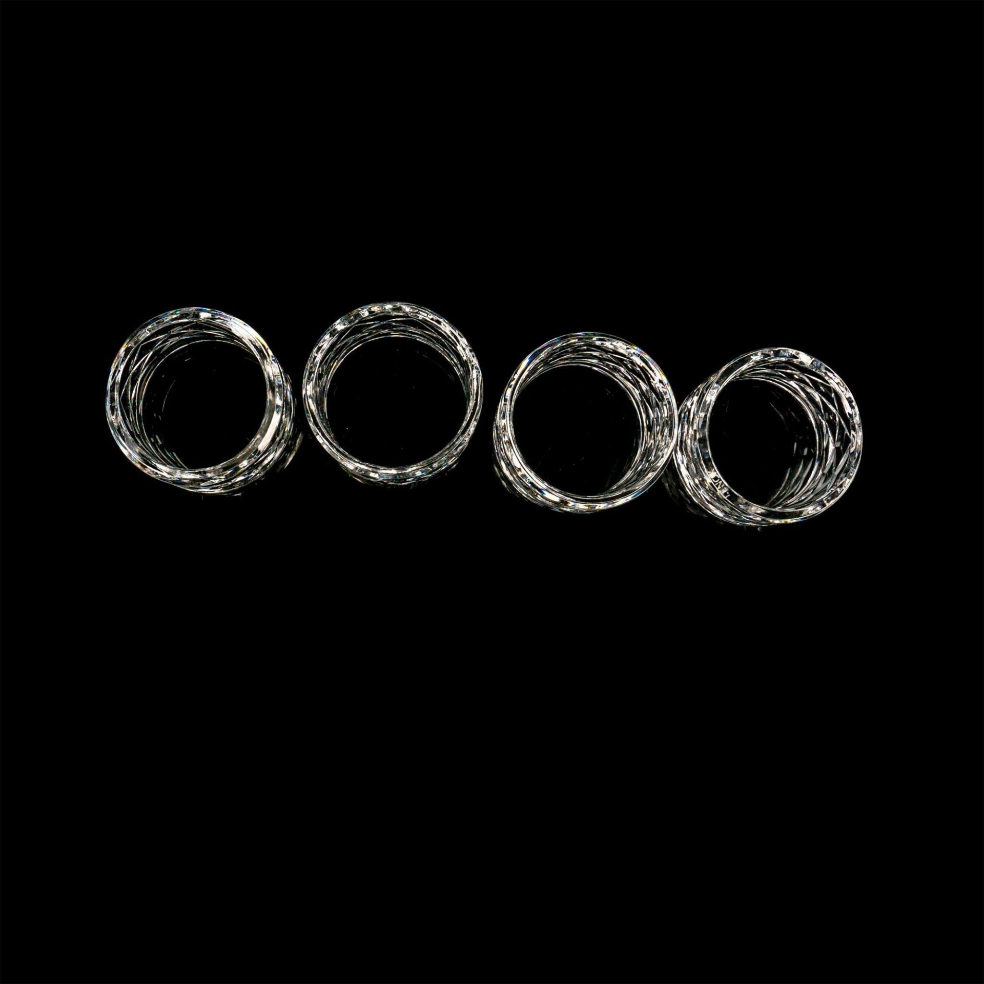 Set of 4 Lenox Glass Napkin Rings, Mystic - Bild 2 aus 3