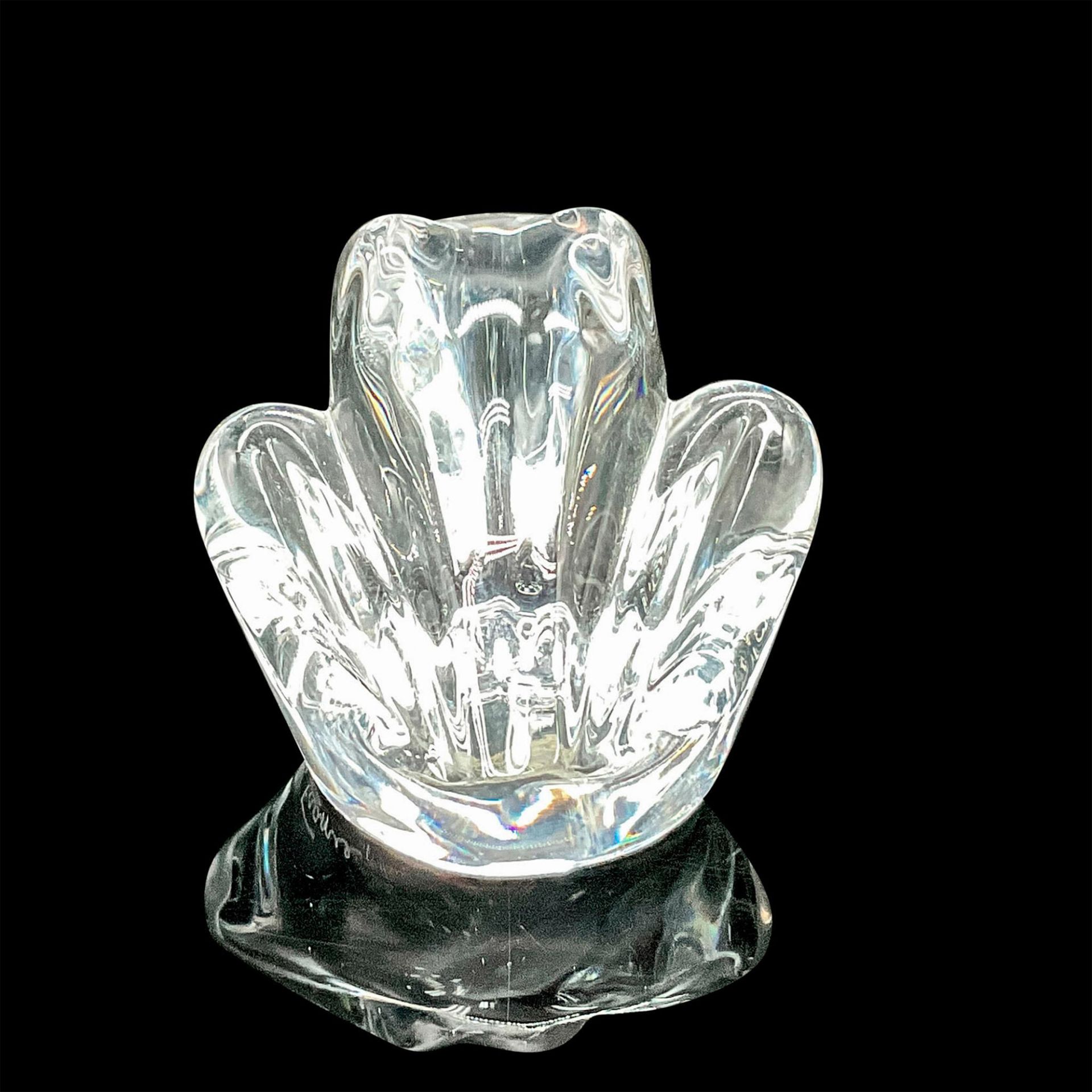 Daum Crystal Figurine, Frog - Image 3 of 5