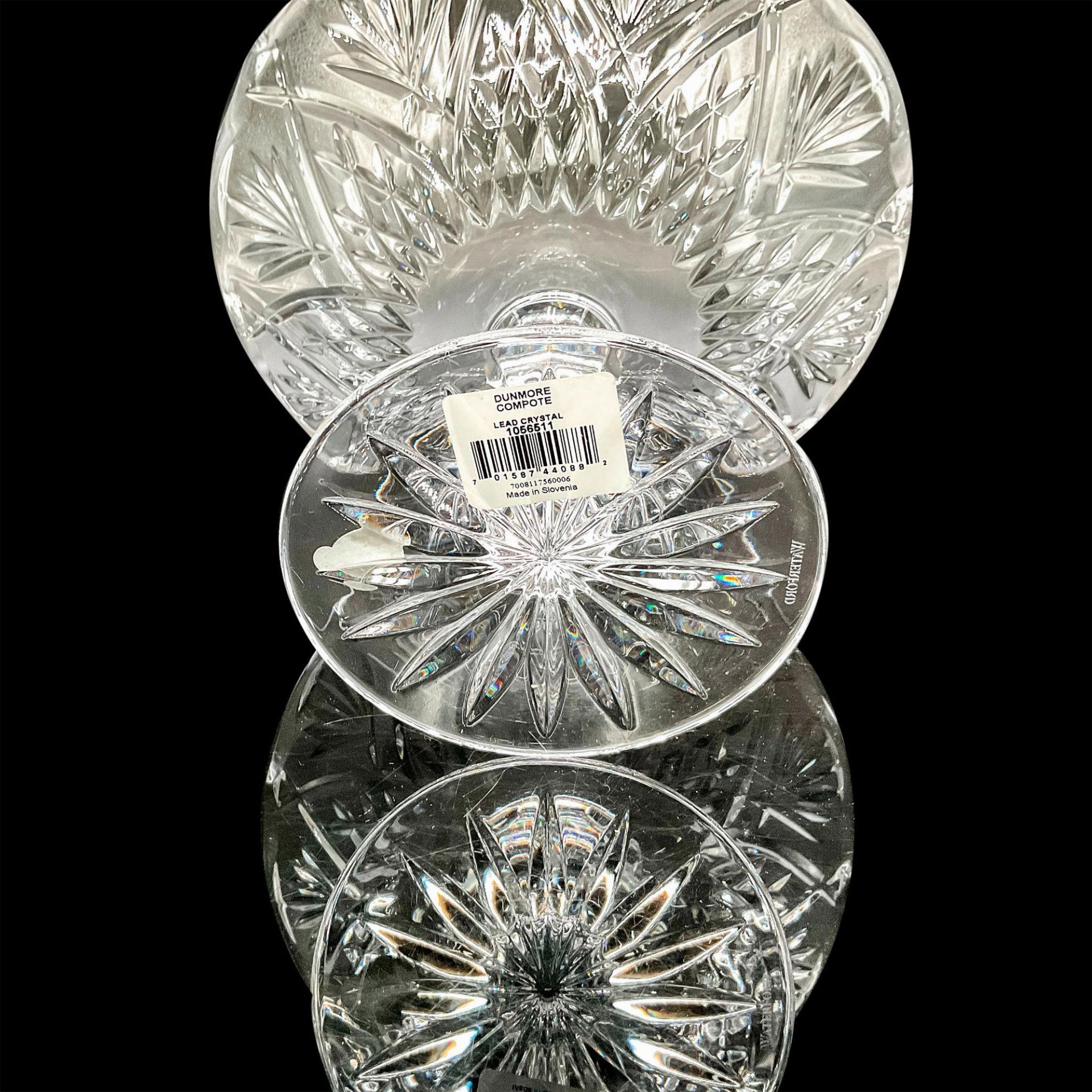 Waterford Crystal Footed Compote Bowl, Dunmore - Image 3 of 4