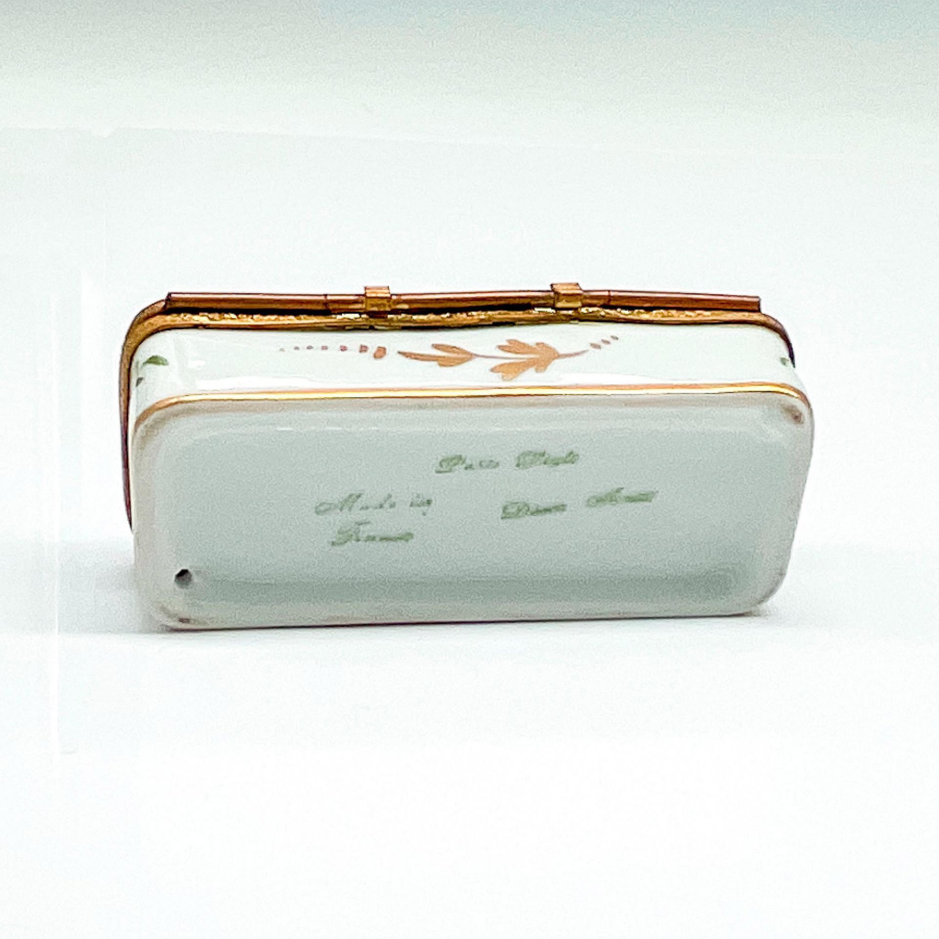 French Porcelain Trinket Box - Image 4 of 4