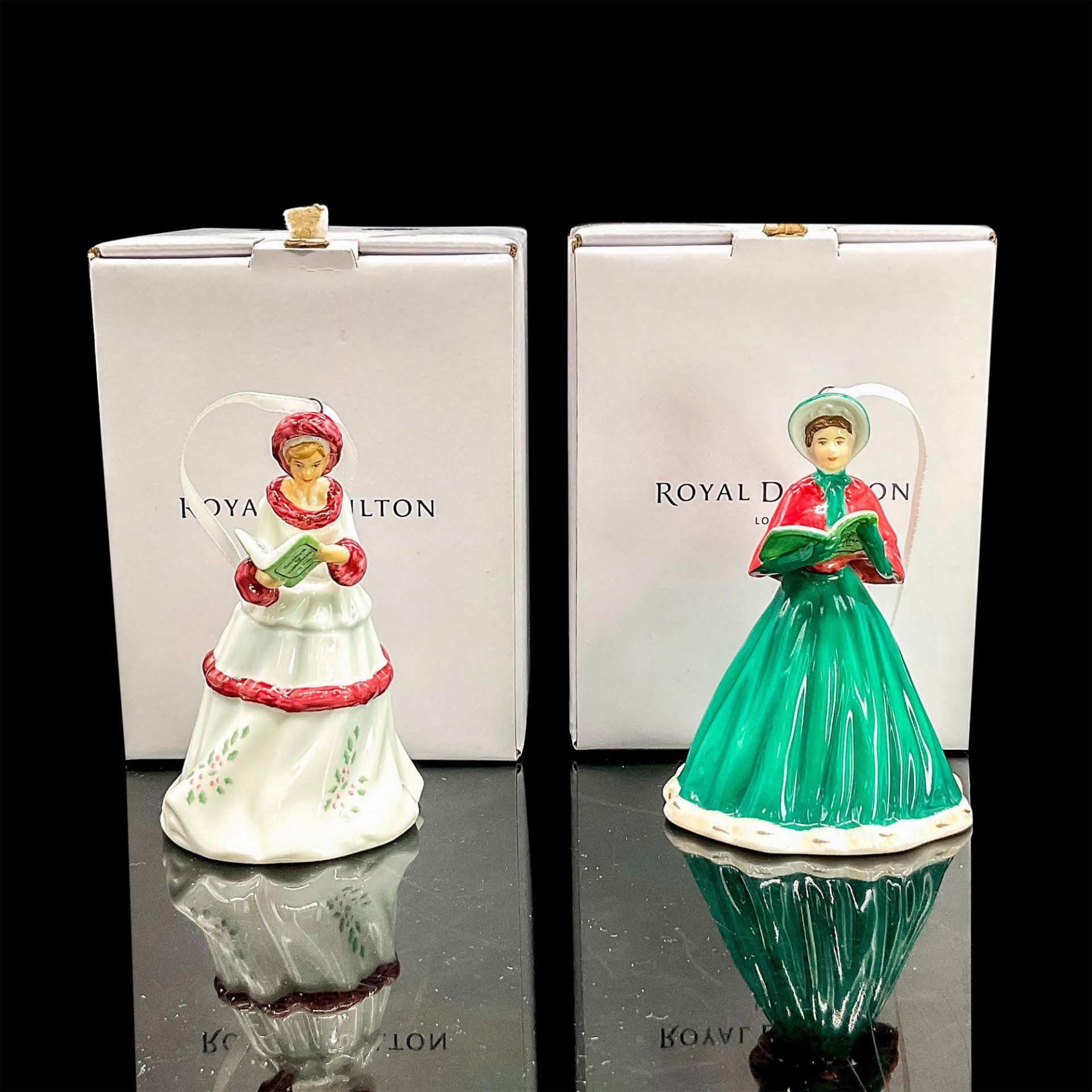 2pc Royal Doulton Ornaments, Songs of Christmas - Bild 4 aus 4