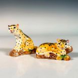 Pair of Vandor Cheetah Salt and Pepper Shakers