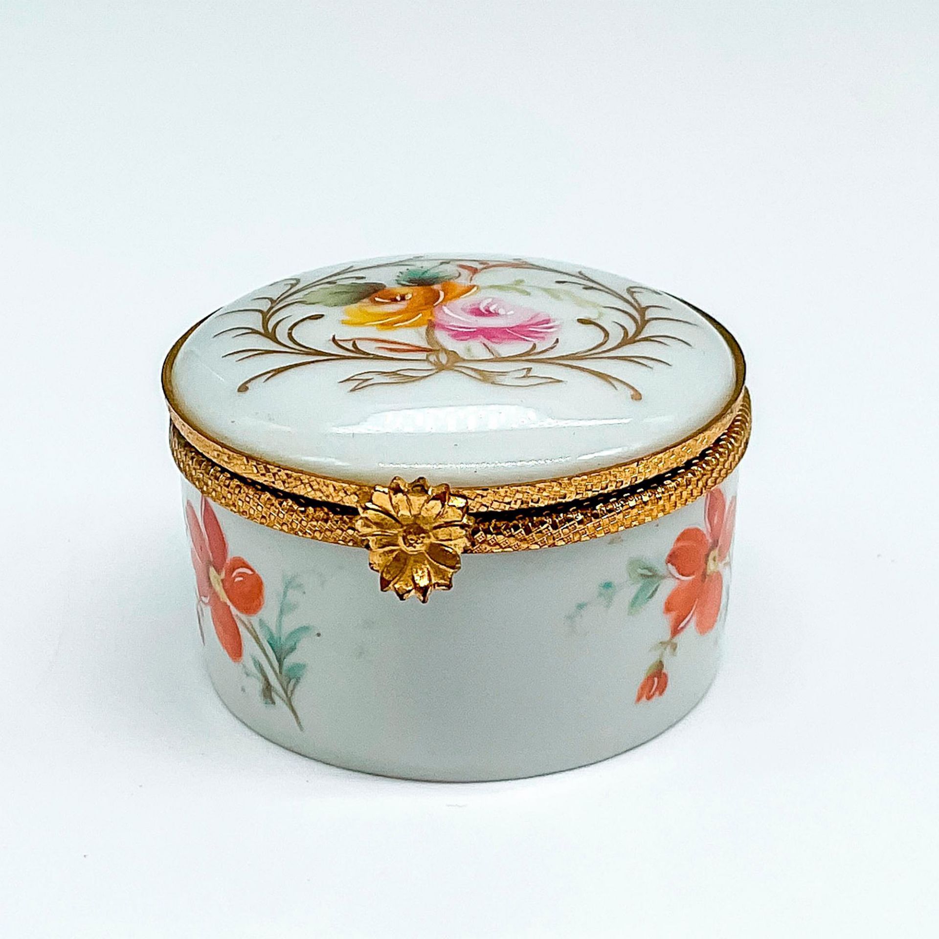 Limoges Castel Porcelain Trinket Box