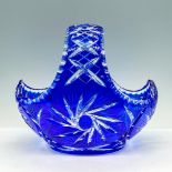 2pc Polish Blue Glass Decorative Baskets