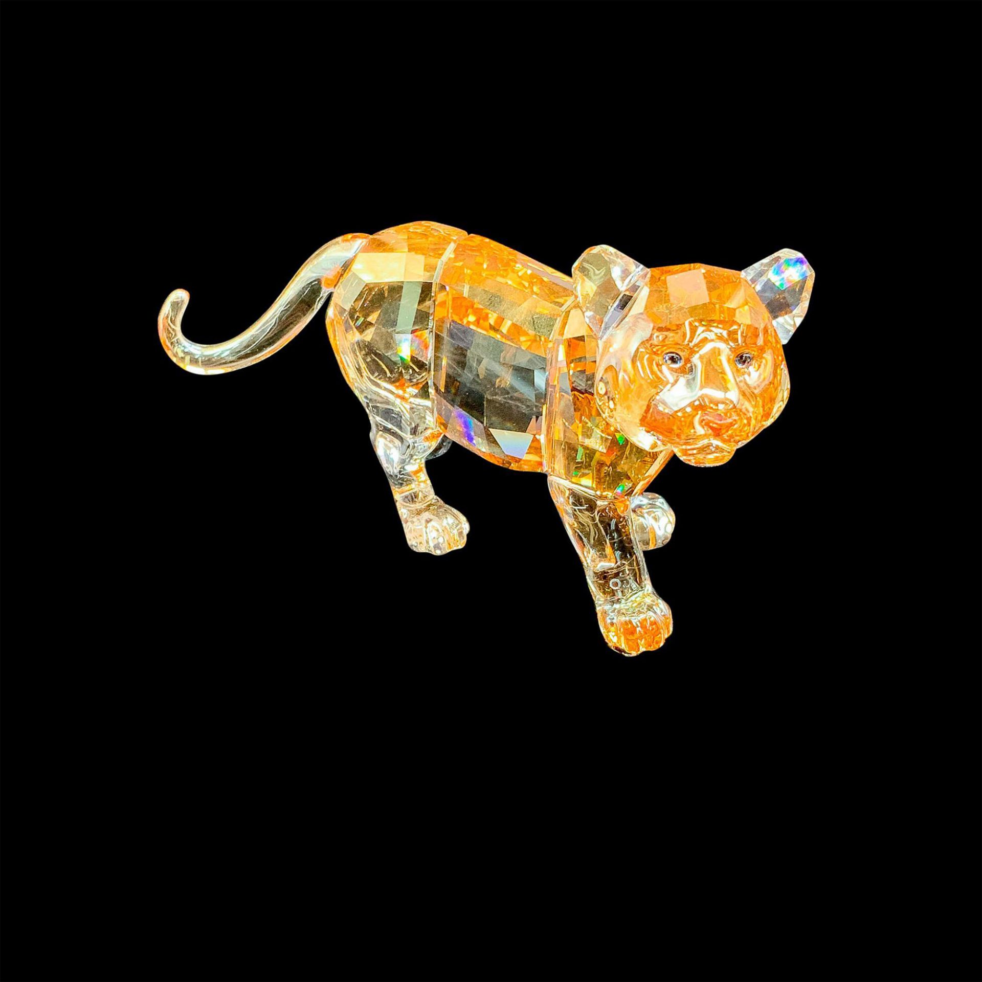 Swarovski Crystal Figurine, SCS Tiger Cub Standing