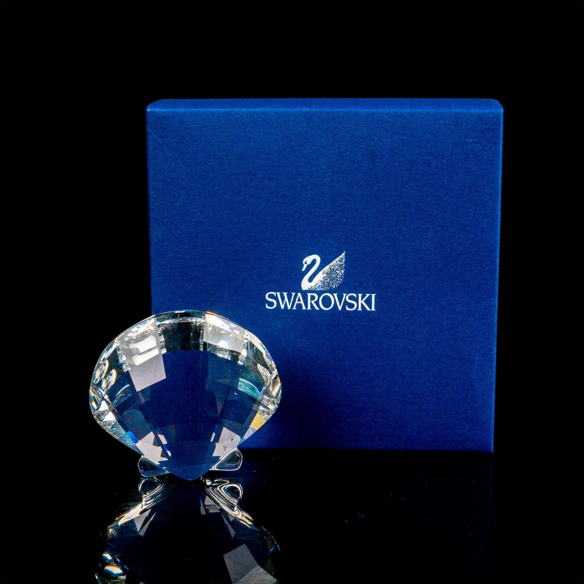 Swarovski Crystal Paperweight, Scallop Shell - Bild 4 aus 4