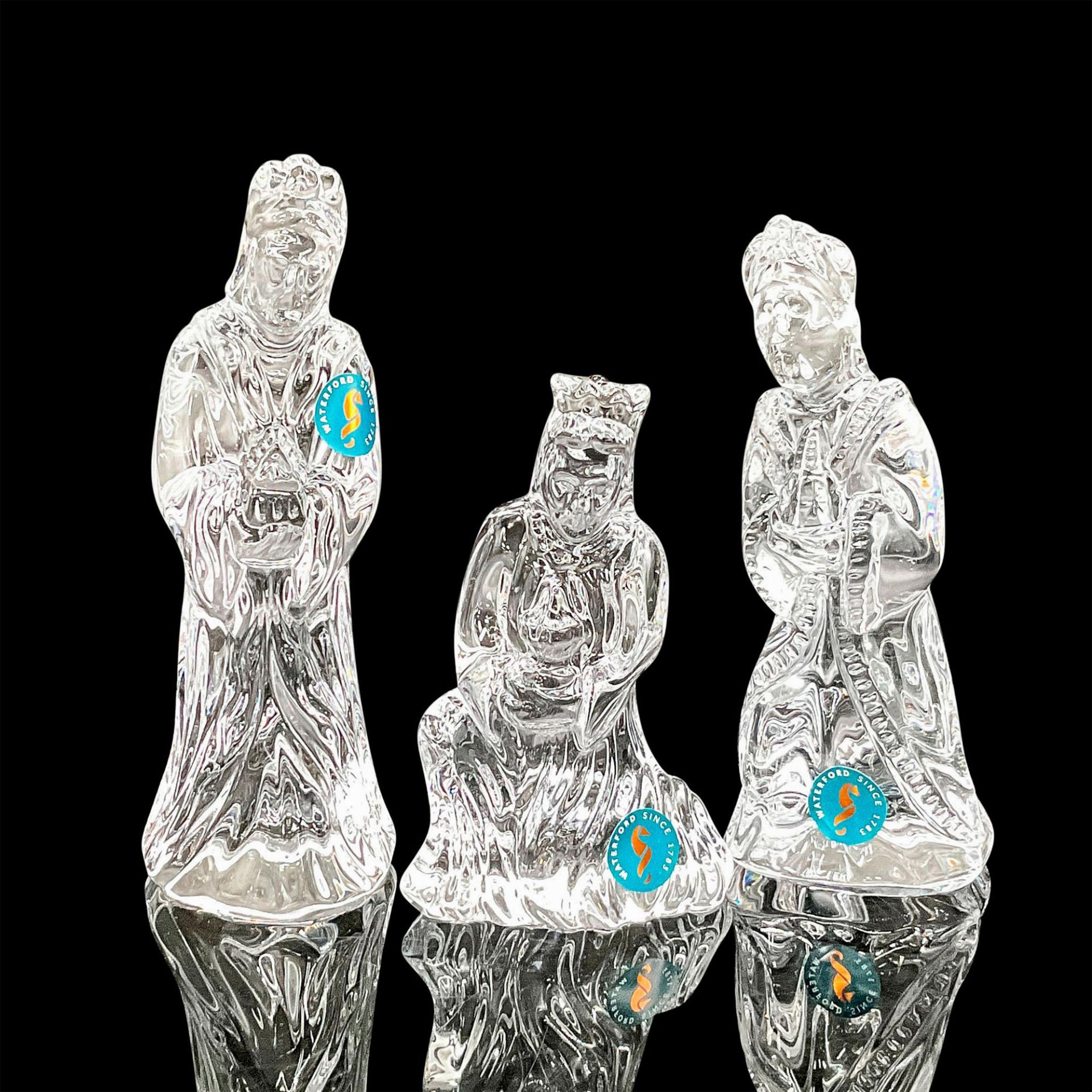 Waterford Crystal Three Wise Men Figurines