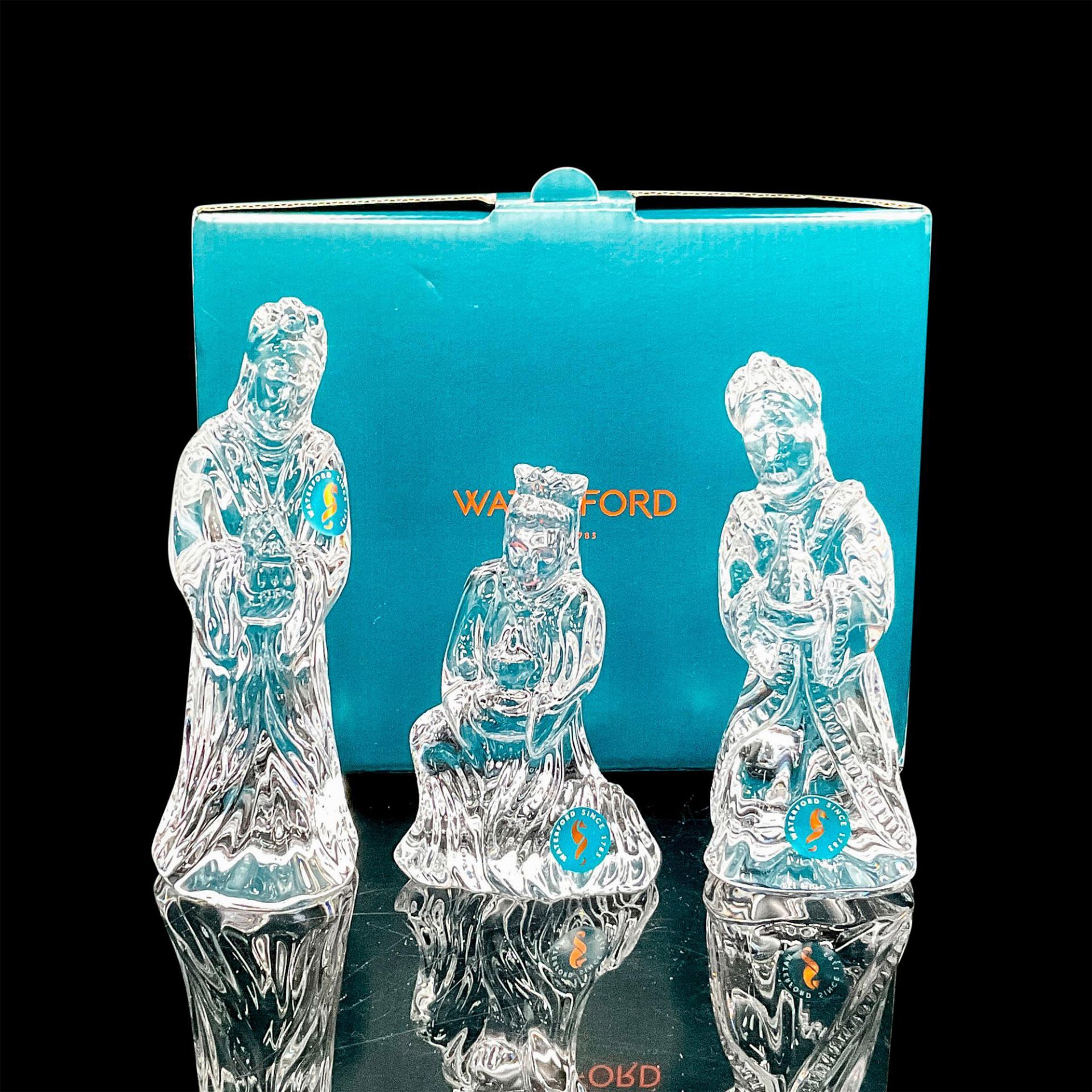 Waterford Crystal Three Wise Men Figurines - Bild 4 aus 4