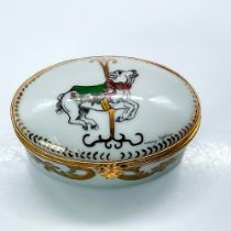 Limoges Porcelain Hand Painted Box, Scotland Yard Studio