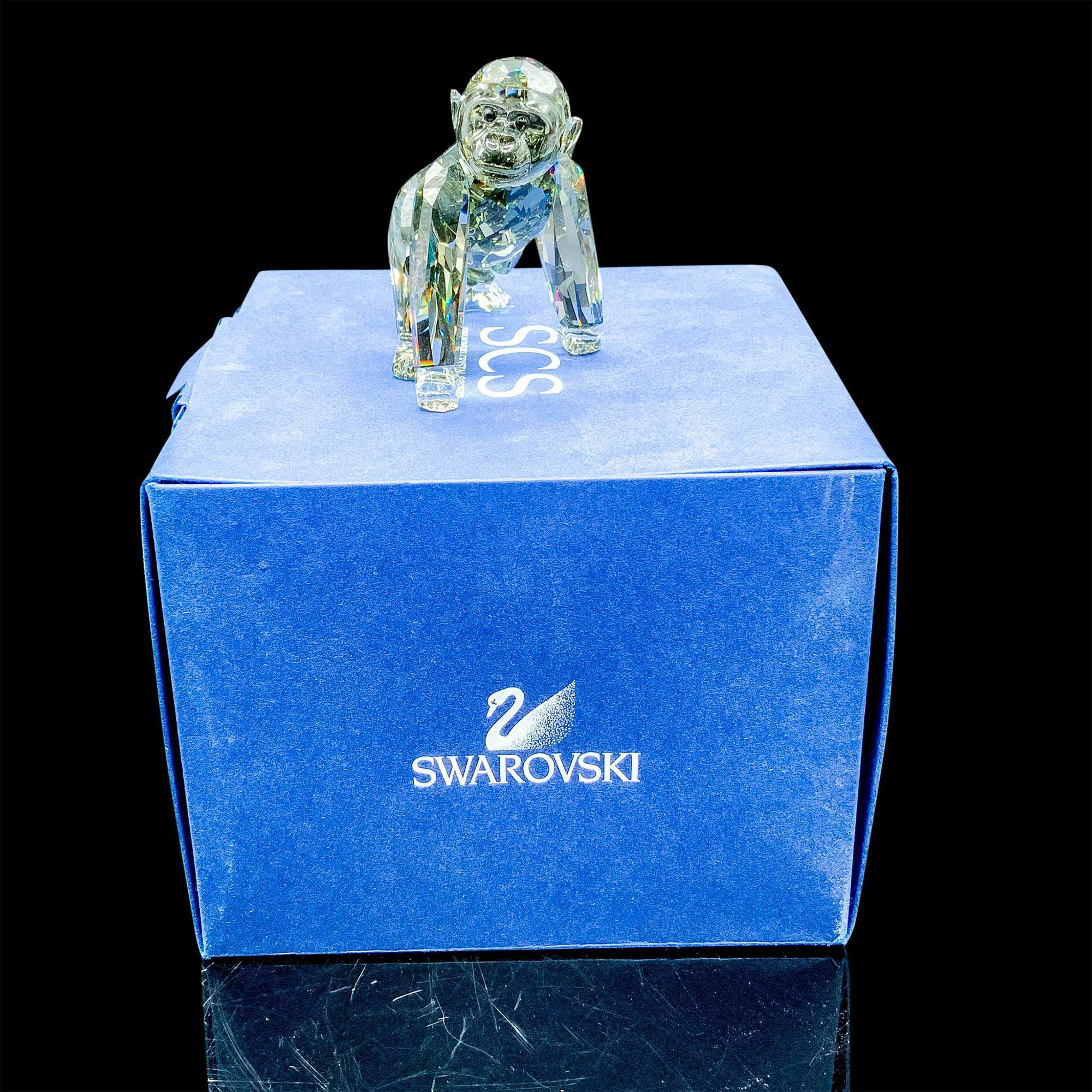Swarovski Crystal Figurine, SCS Gorilla Cub - Image 4 of 4