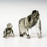 Swarovski Crystal Figurines, Gorillas