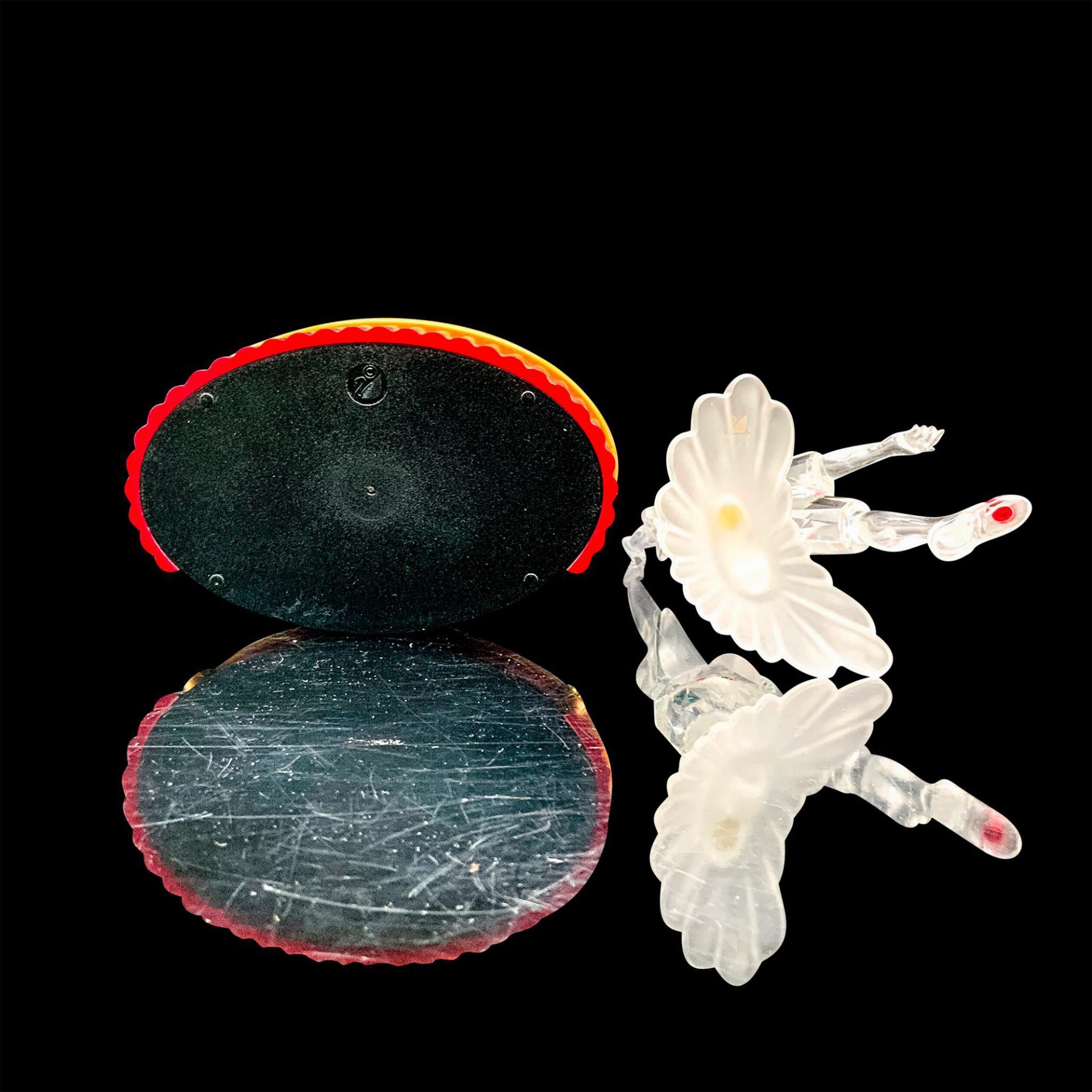 Swarovski Crystal Figurine and Base, Pierrot Masquerade - Bild 3 aus 4