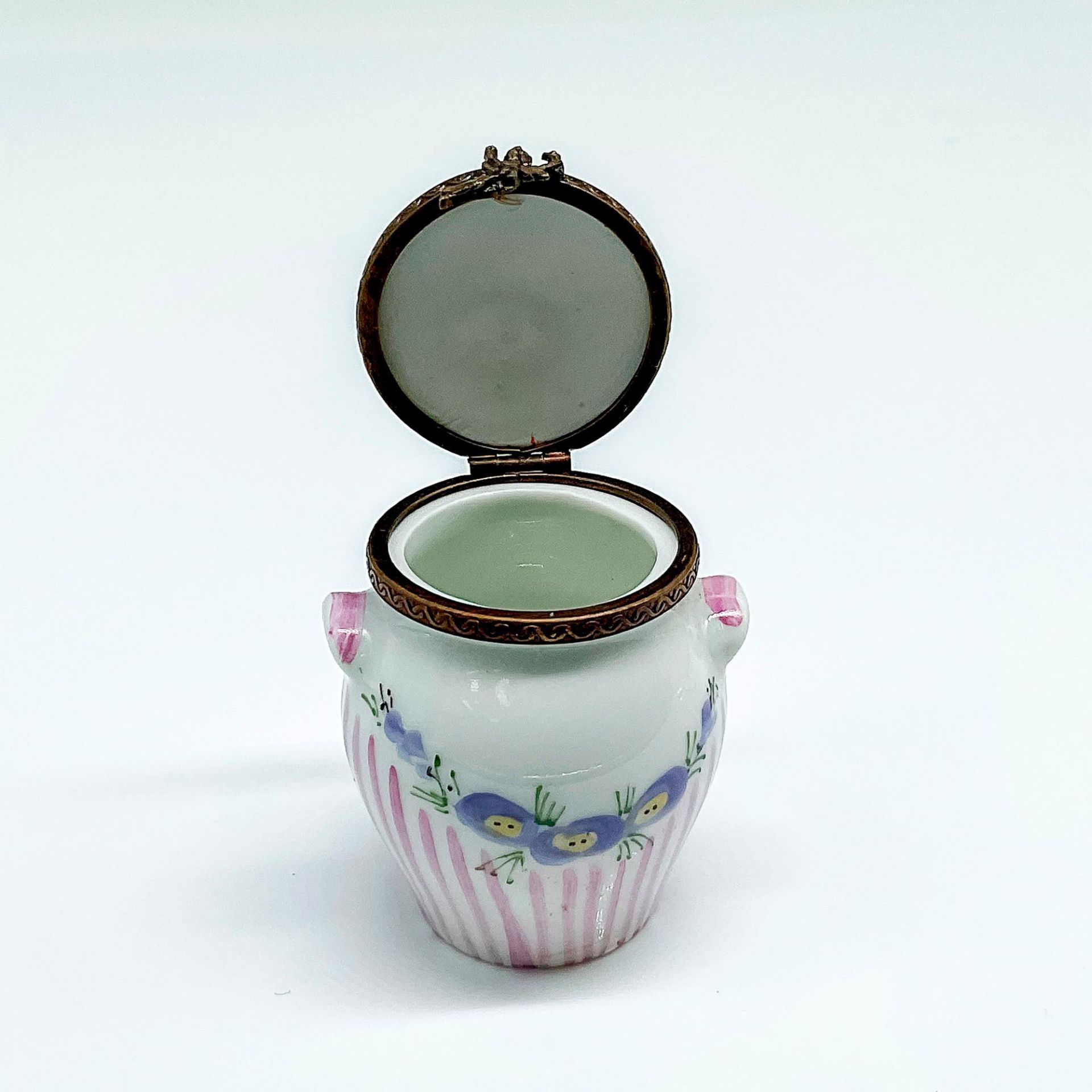 Limoges Porcelain Whimsical Trinket Box - Image 3 of 4