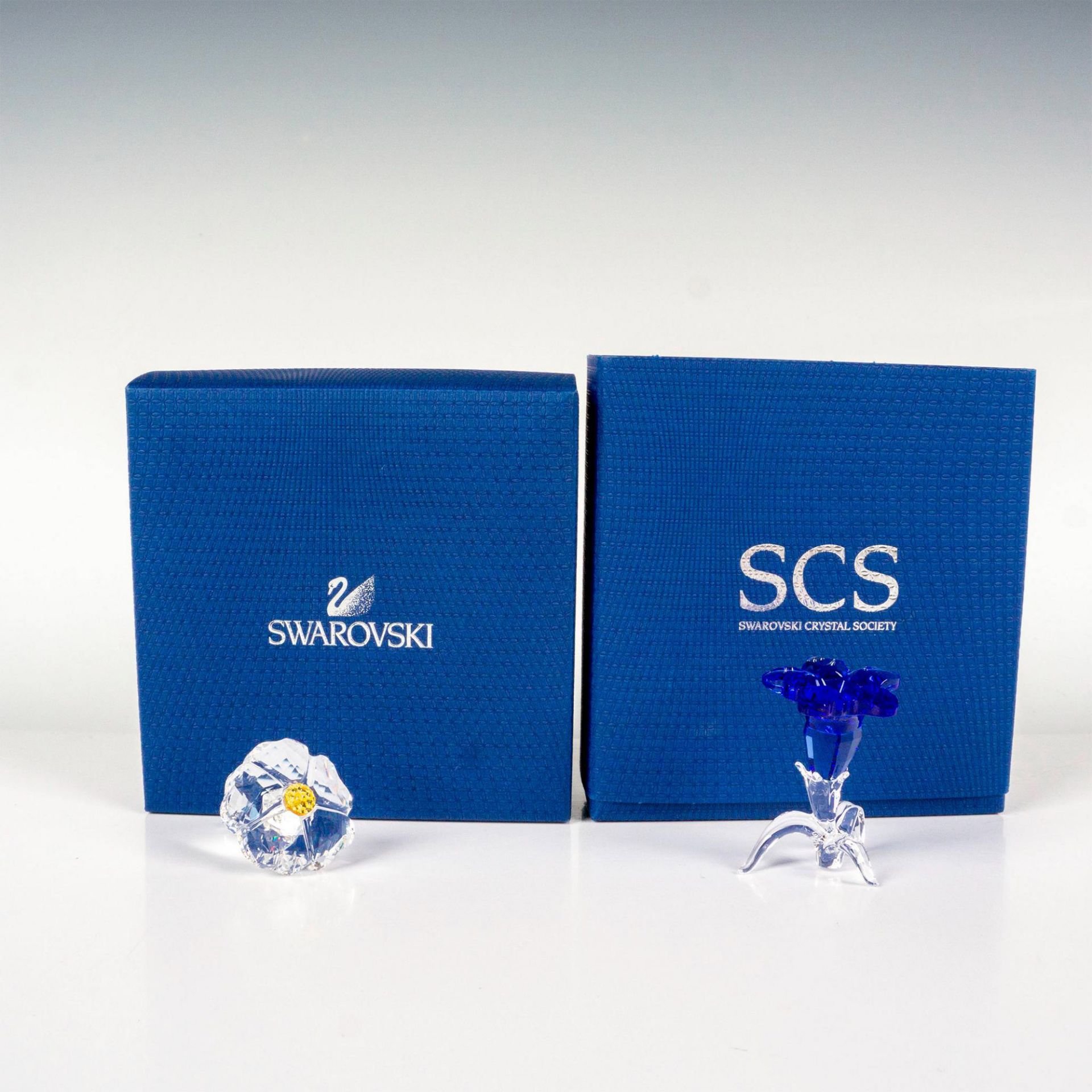 2pc Swarovski Crystal Figurines, Wild Flower + Gentian - Bild 3 aus 3