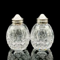 Pair of Waterford Crystal Salt and Pepper Shakers, Lismore