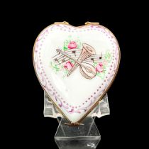 Jacques French Home Limoges Porcelain Heart Box