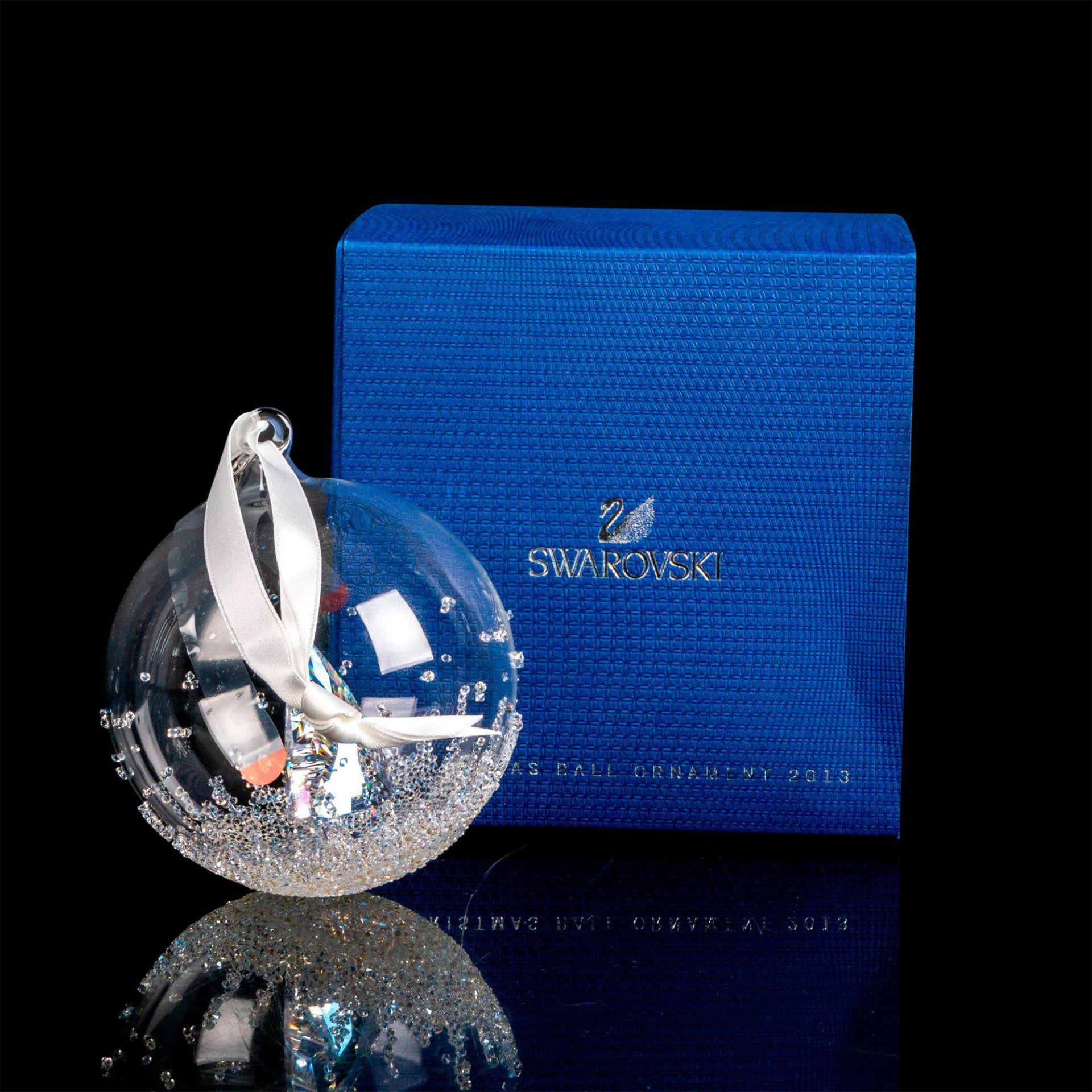 Swarovski Crystal Ball Ornament, 2013 Annual Edition - Image 3 of 3