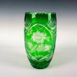Vintage Bohemian Crystal Large Vase