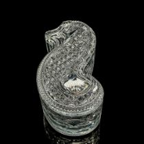 Waterford Crystal Covered Dish, Seahorse