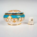 2pc Royal Collection Commemorative Charm Box + Thimble