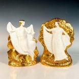 2pc Minton Bone China Figurines