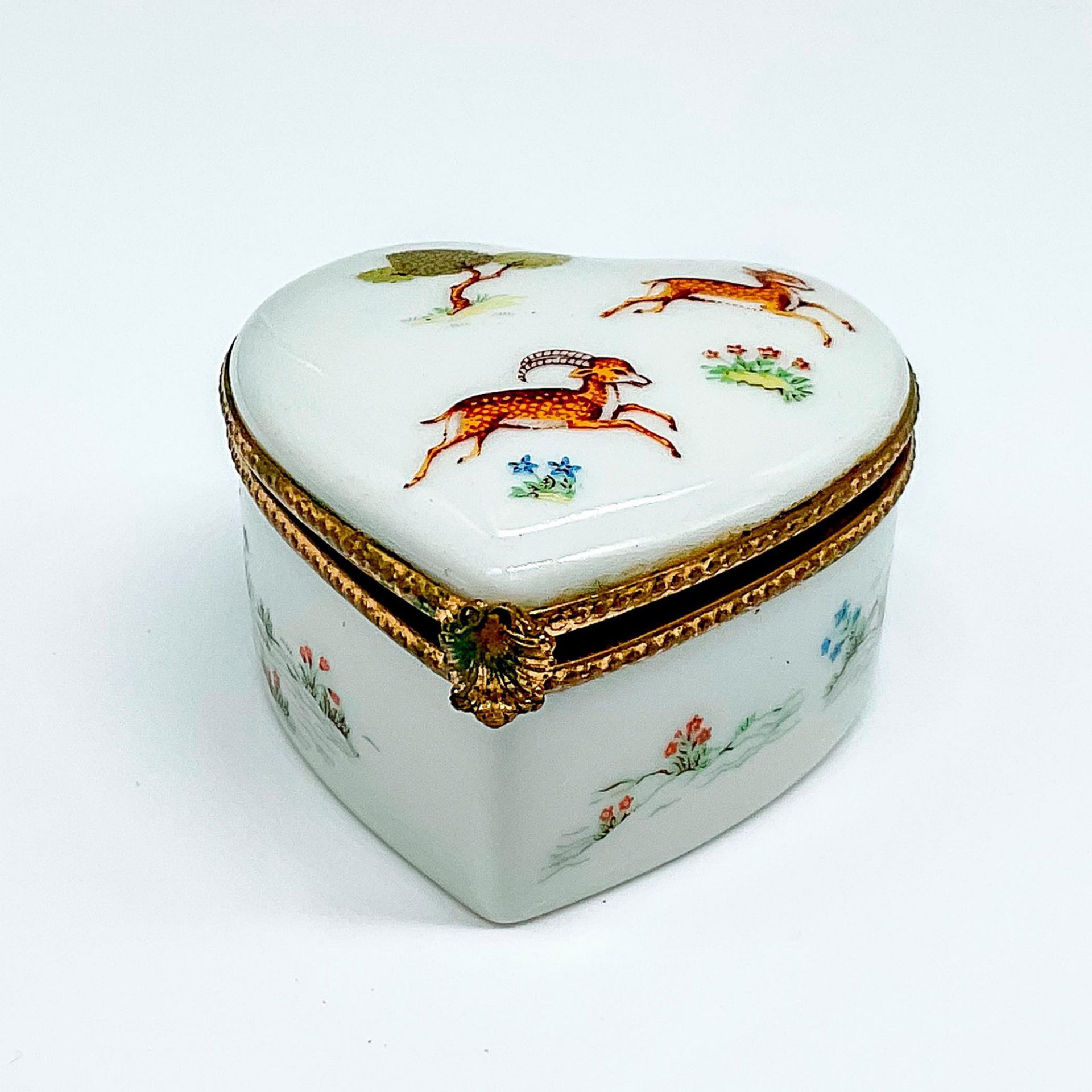 Limoges Dubarry Porcelain Trinket Box