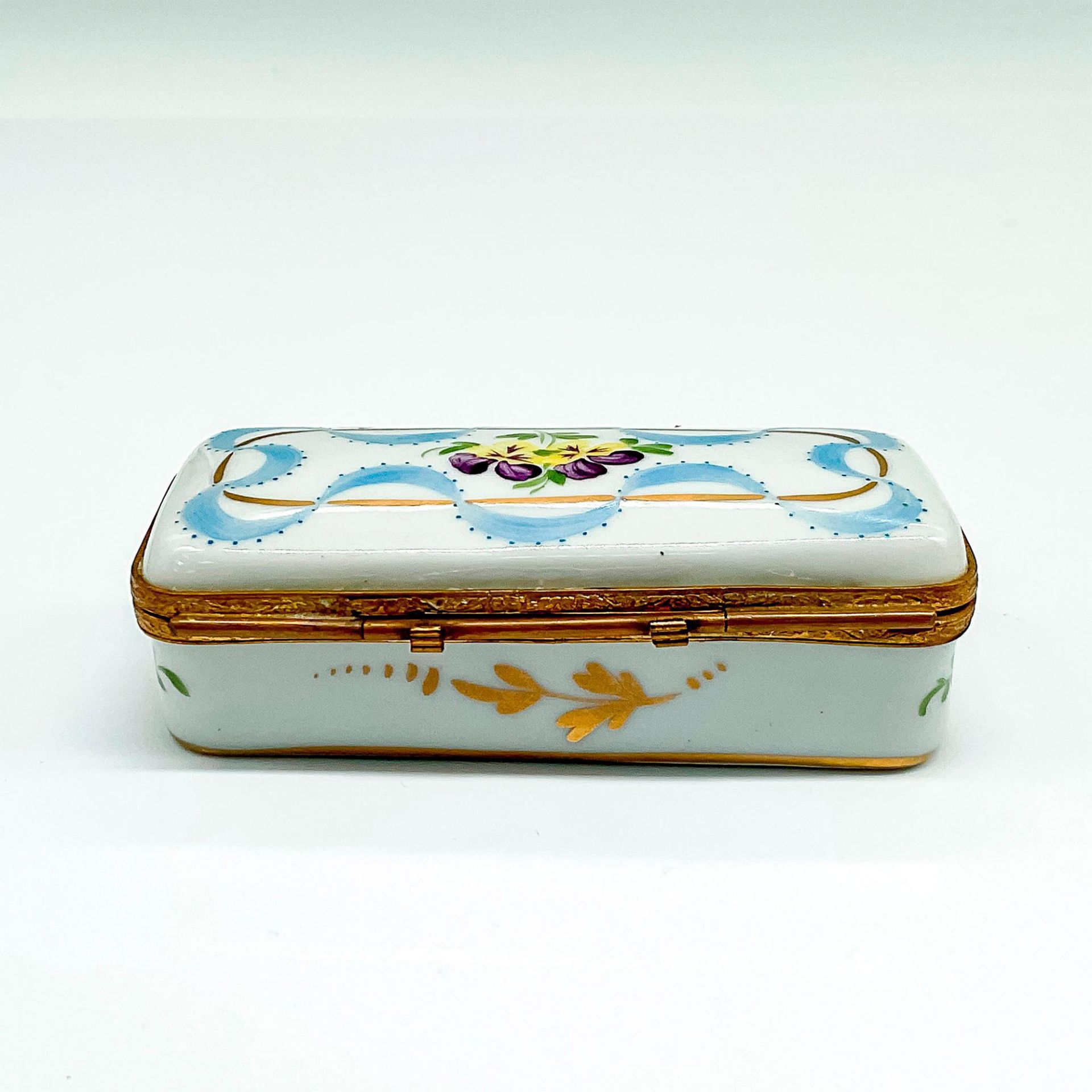 French Porcelain Trinket Box - Image 2 of 4