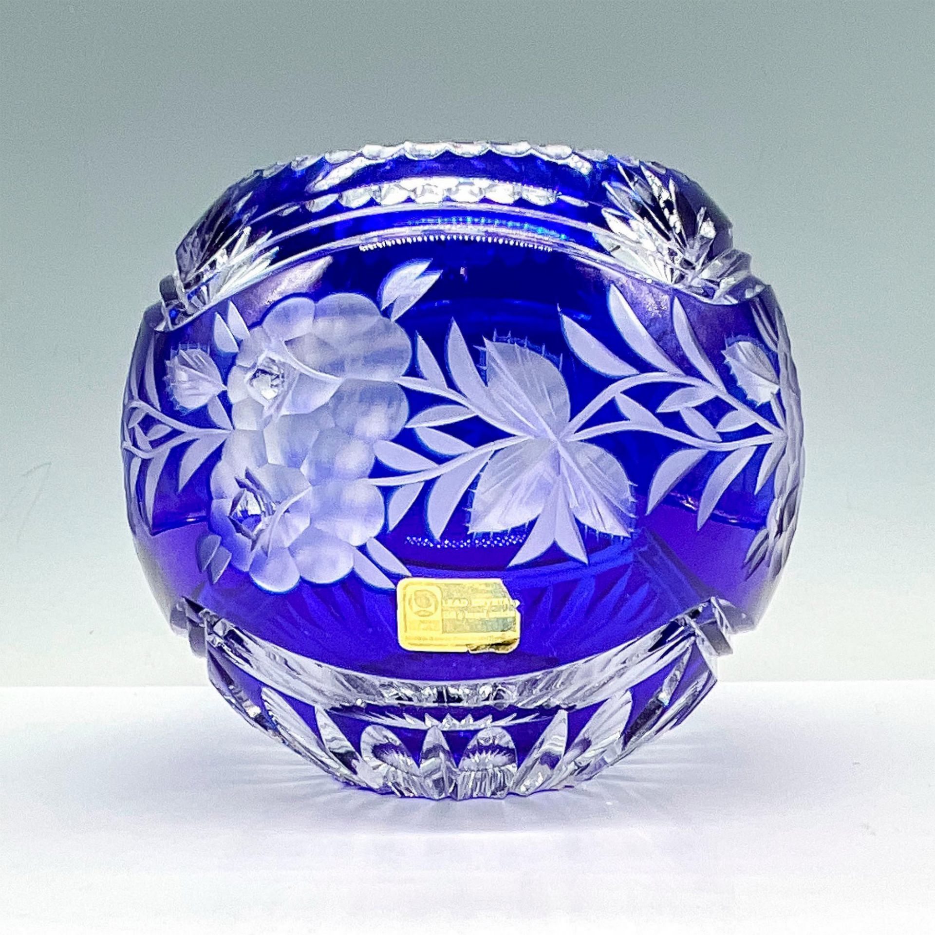2pc Bohemian Glass Large Decorative Bowls - Bild 3 aus 8