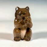 Royal Copenhagen Figurine, Bear Cub Eating