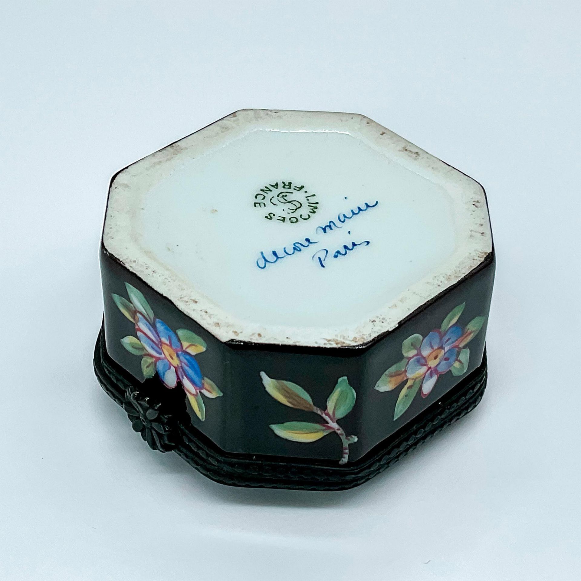 Vintage Limoges Porcelain Hand Painted Box - Image 3 of 3