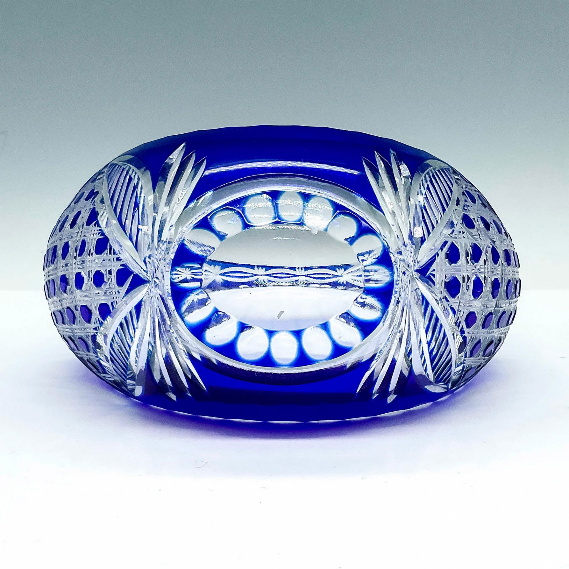 2pc Polish Blue Glass Decorative Baskets - Bild 8 aus 8