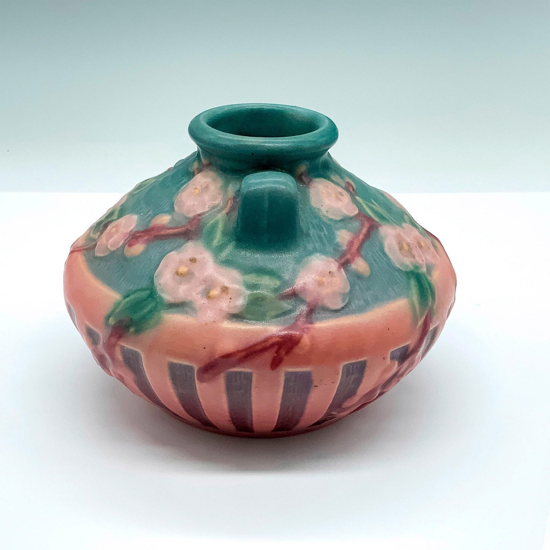Roseville Pottery Cherry Blossom Jug Vase - Image 3 of 4