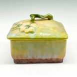 Roseville Pottery Covered Box, Winecraft