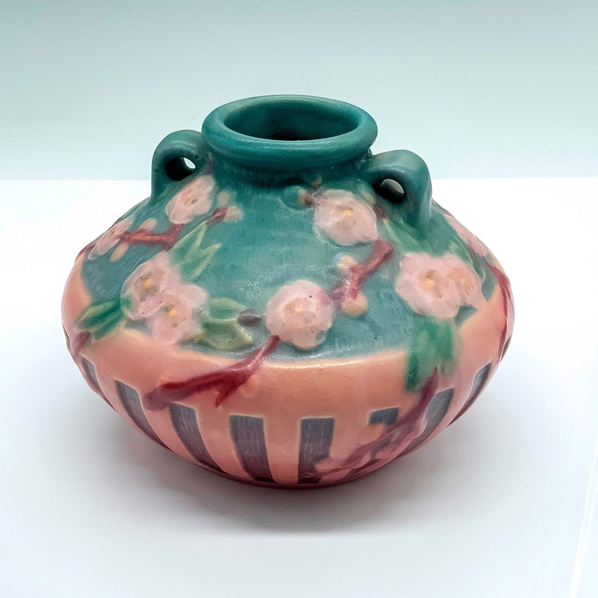 Roseville Pottery Cherry Blossom Jug Vase - Image 2 of 4