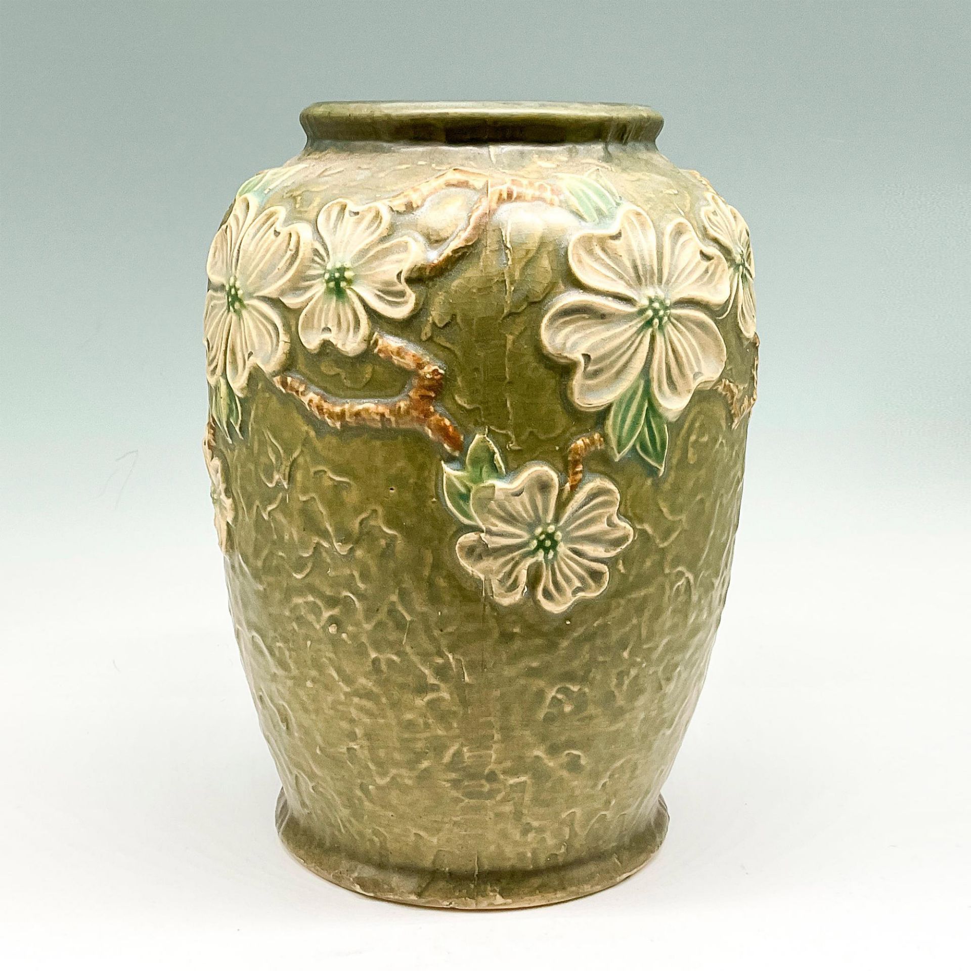 Roseville Pottery Vase, Dogwood I - Image 2 of 3