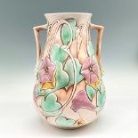 Roseville Pottery Double Handled Vase, Morning Glory