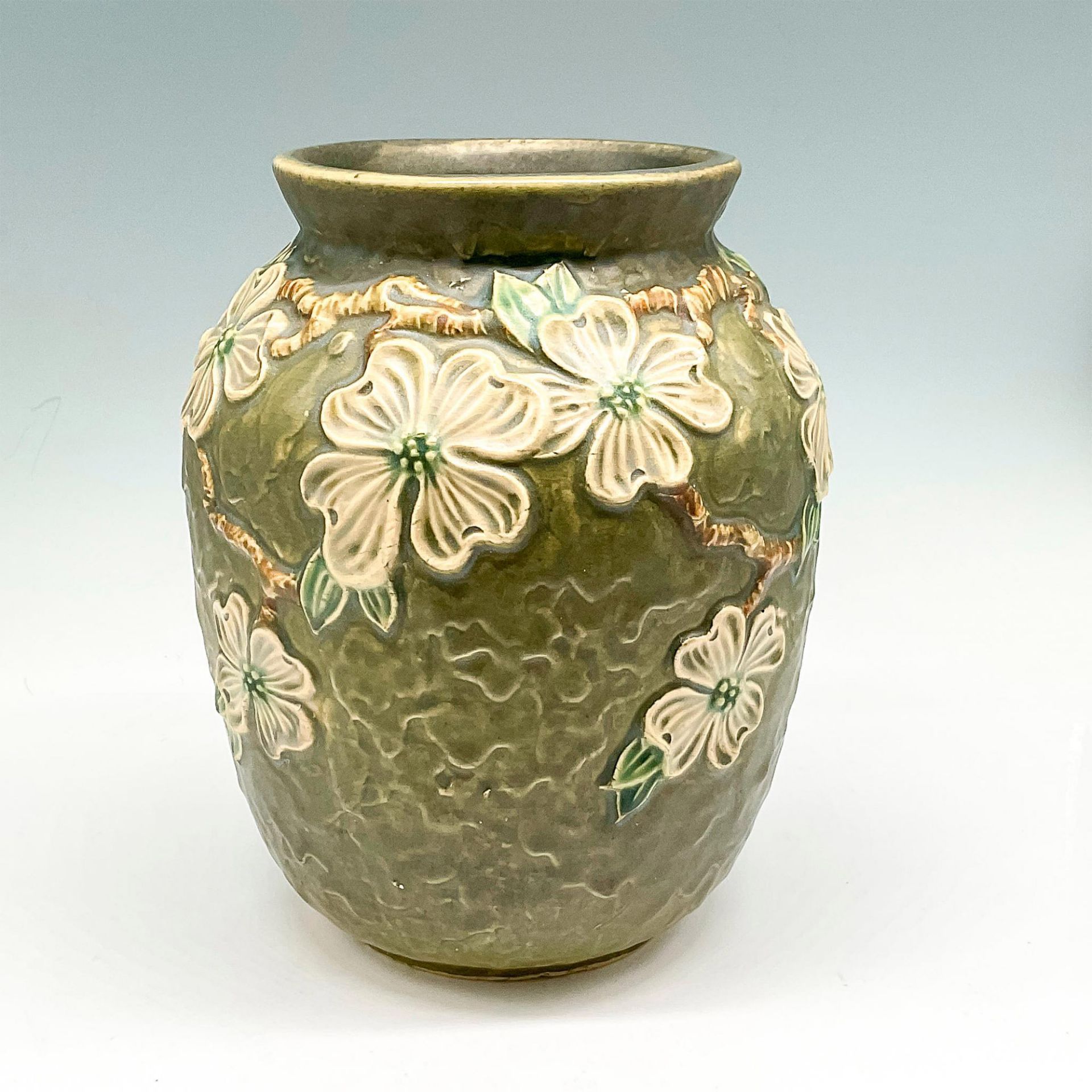 Roseville Pottery Vase, Dogwood I - Image 2 of 3
