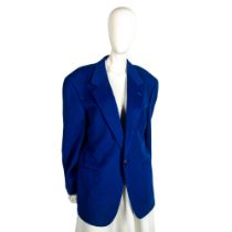 V2 by Versace Men's Wool Blue Blazer, Size 50S
