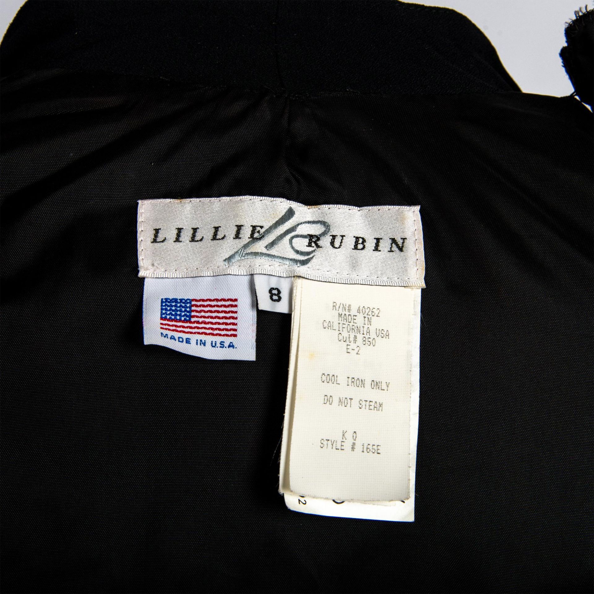 Vintage Lillie Rubin Beaded Evening Jacket, Size 8 - Bild 4 aus 4